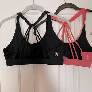 🏷NWOT set of 2 Strappy BraltsOlive,Black,Grey Coral & White 6 in stock